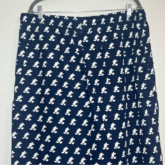 Disney Parks Mens Mickey Mouse Navy Drawstring Pajama Pants Lounge Pants Size XL - Picture 5 of 12